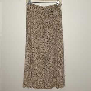 Vintage 90s maxi skirt with button front